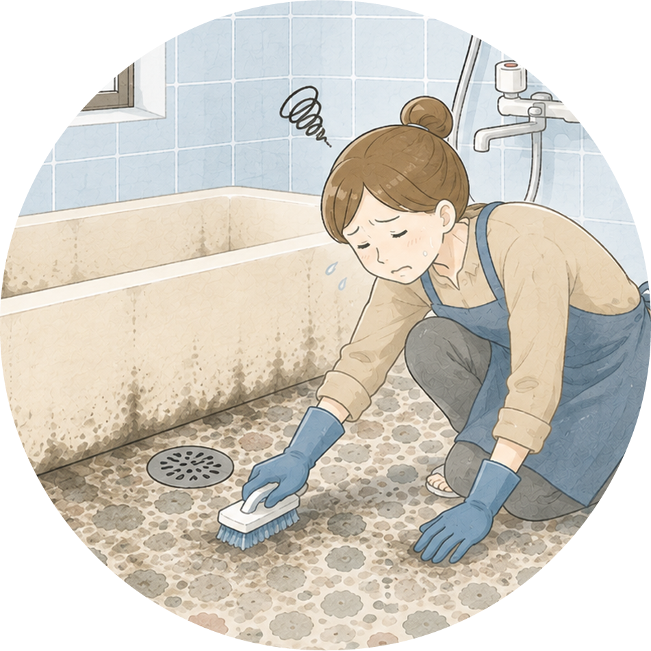 毎日の掃除が大変